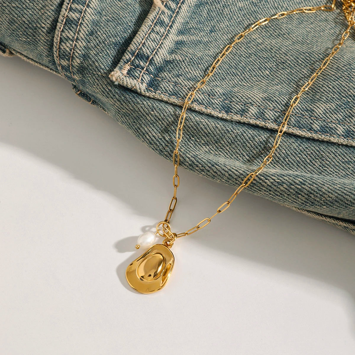 Hat Pendant Necklace