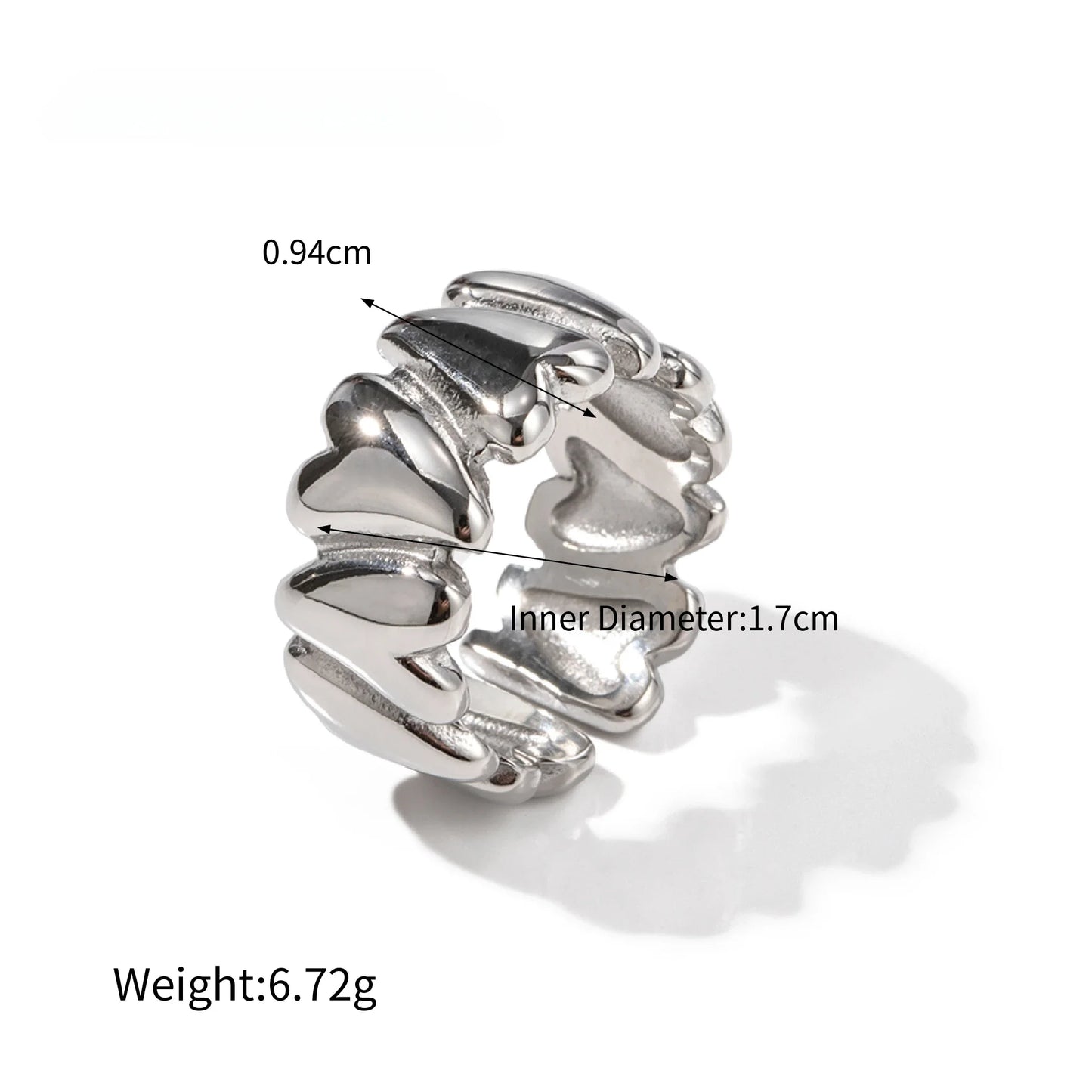 Pearl Stainless Steel Gold Rings
