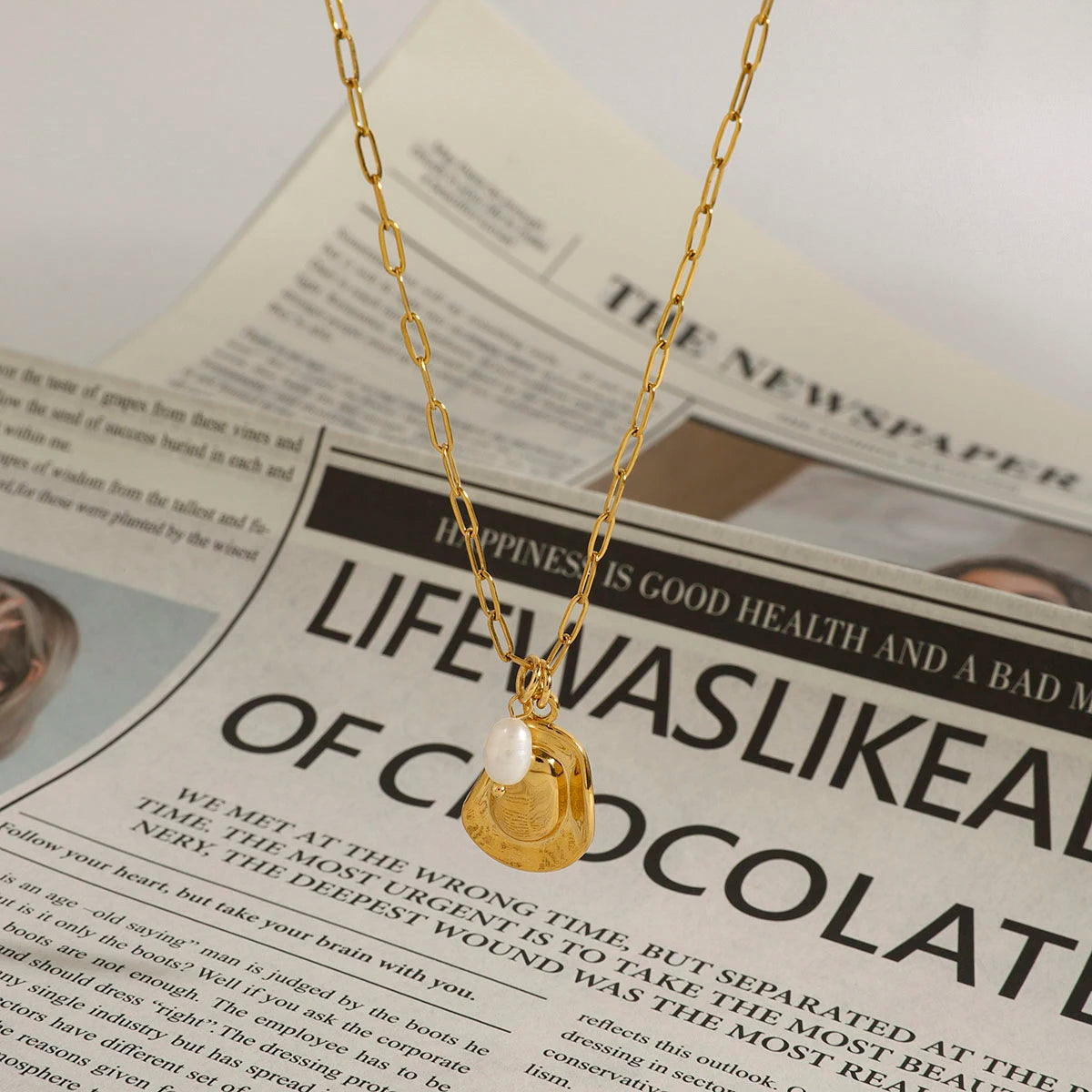 Hat Pendant Necklace