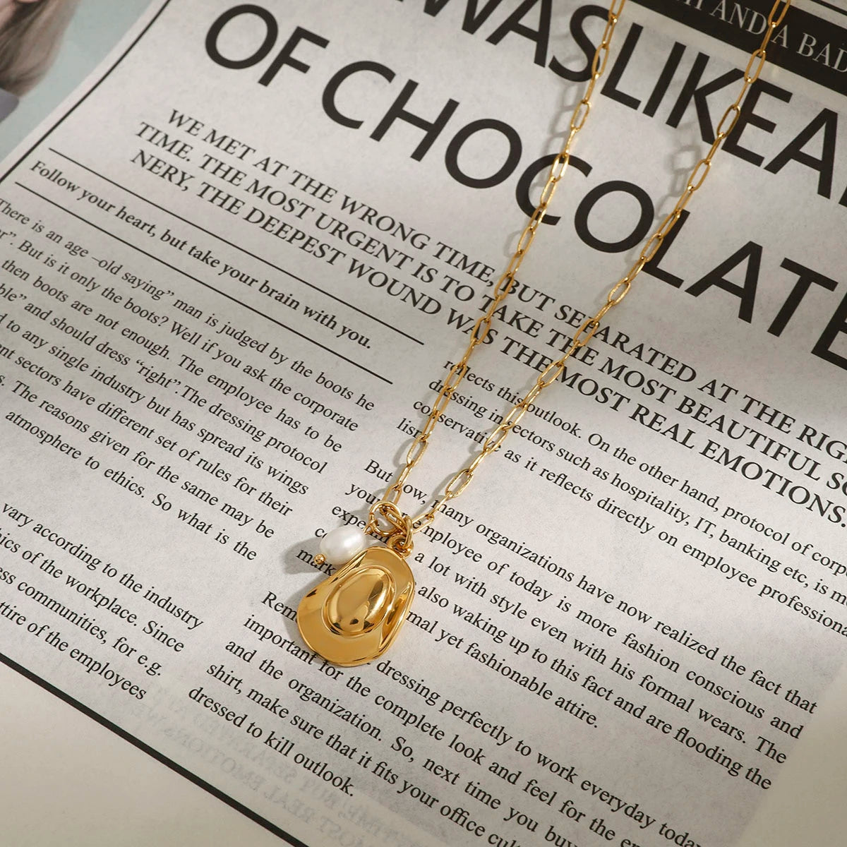 Hat Pendant Necklace