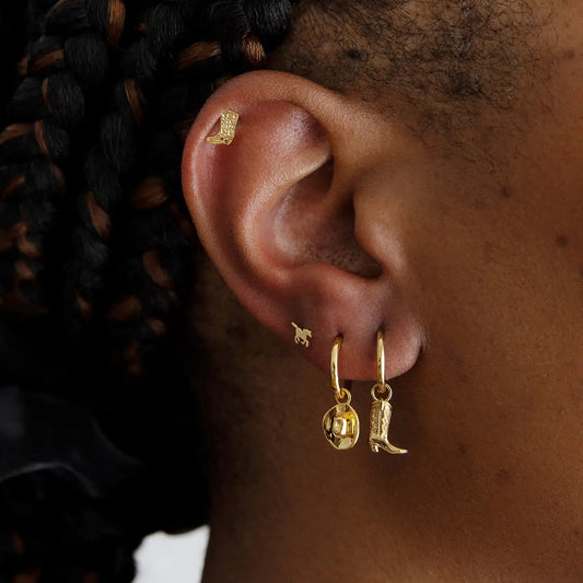 Boot Pendant Earrings