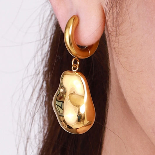 Alien Ball Pendant Earrings