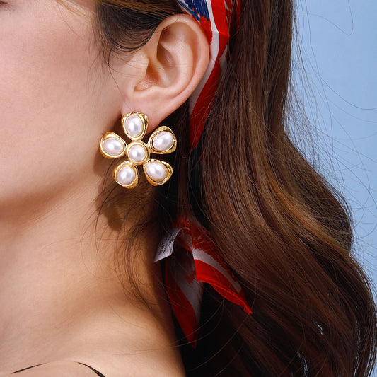 Pearl Flower Ring